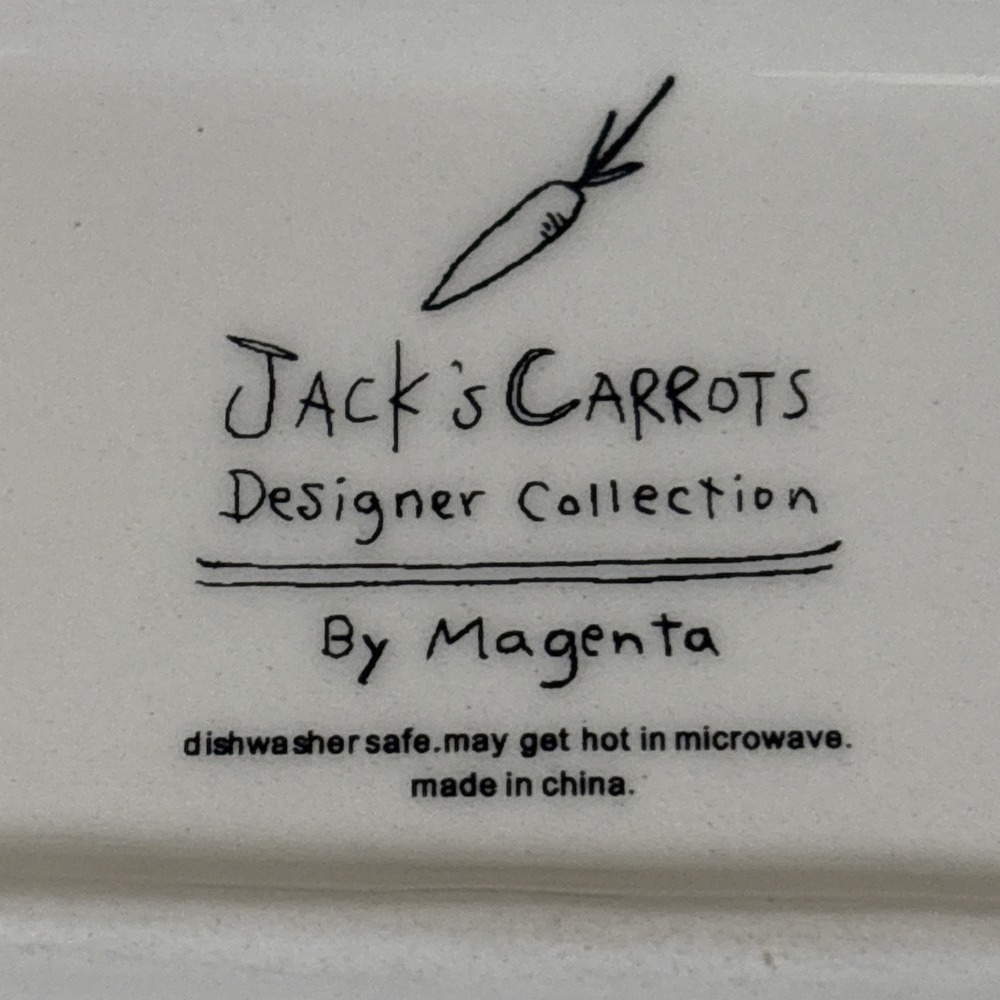 Magenta Jack's Carrots Designer Collection Butter Dish - Picture 5 of 10